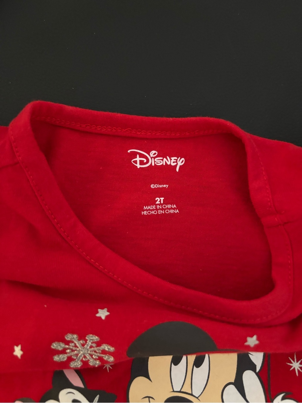 Disney Minnie Mouse Red Holiday Tutu Dress for Kids
Size 2T - Picture 3 of 4